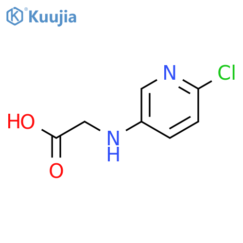 Glycine, N-(6-chloro-3-pyridinyl)- structure