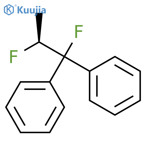 Benzene, 1,1'-[(2S)-1,2-difluoropropylidene]bis- structure