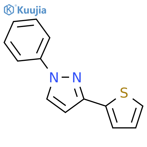 1H-Pyrazole, 1-phenyl-3-(2-thienyl)- structure