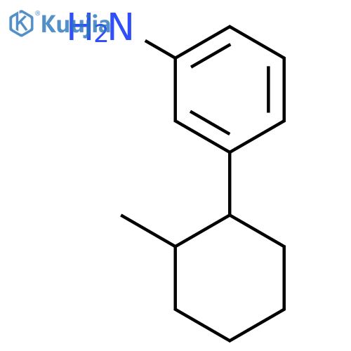 3-(2-methylcyclohexyl)aniline structure