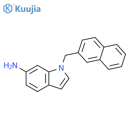 1H-Indol-6-amine, 1-(2-naphthalenylmethyl)- structure