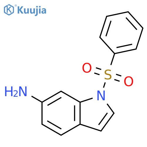 1-(benzenesulfonyl)indol-6-amine structure