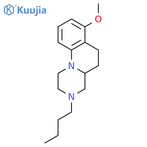 1H-Pyrazino[1,2-a]quinoline, 3-butyl-2,3,4,4a,5,6-hexahydro-7-methoxy- structure
