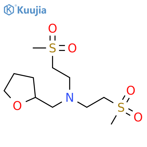 2-FURANMETHANAMINE, TETRAHYDRO-N,N-BIS[2-(METHYLSULFONYL)ETHYL]- structure