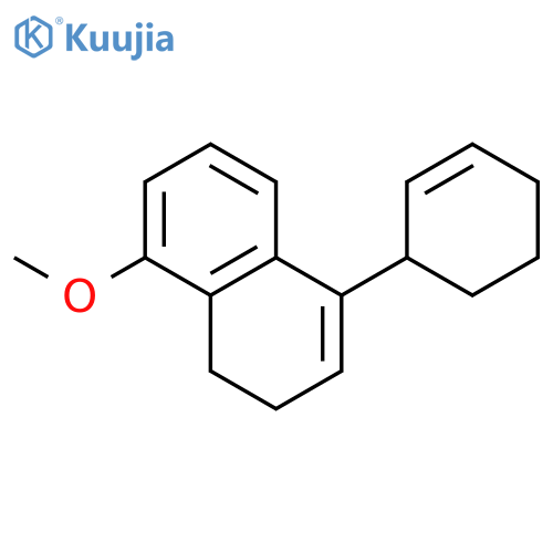 Naphthalene, 4-(2-cyclohexen-1-yl)-1,2-dihydro-8-methoxy- structure