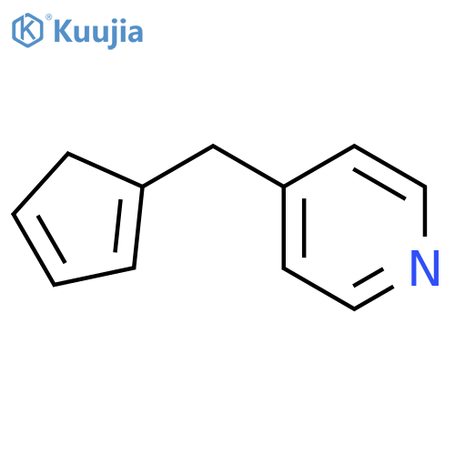 PYRIDINE, 4-(CYCLOPENTADIENYLMETHYL)- structure