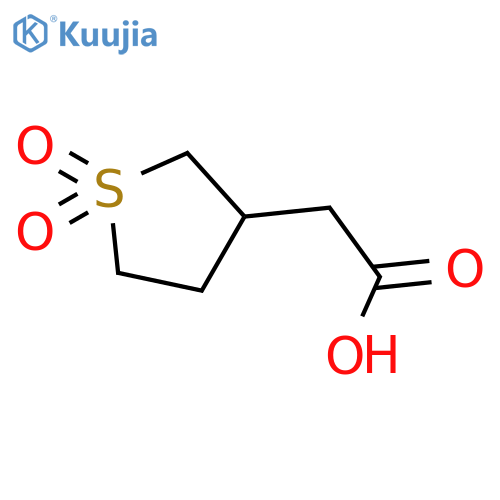 2-(1,1-dioxo-1λ?-thiolan-3-yl)acetic acid structure