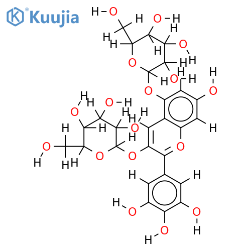 3,5-Diglucosyldelphinidin structure