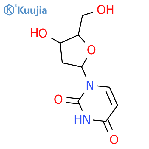 2'-Deoxyuridine-2'-13C structure