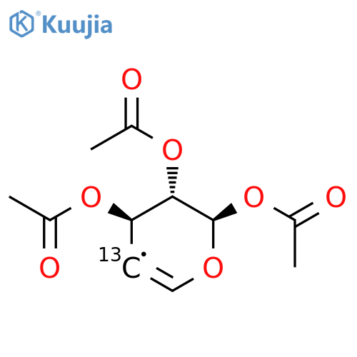 Tri-O-acetyl-D-1-13Cglucal structure