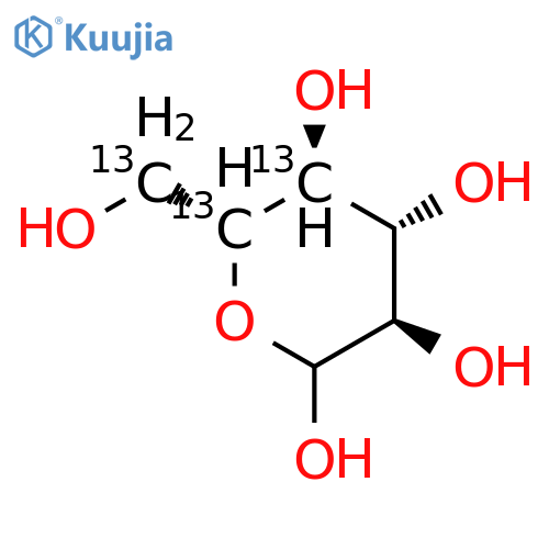 D-Glucose-4,5,6-13C3 structure