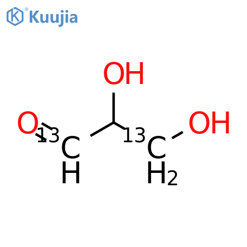 DL-Glyceraldehyde-1,3-13C2 (~ 0.1M Solution) (>85%) structure