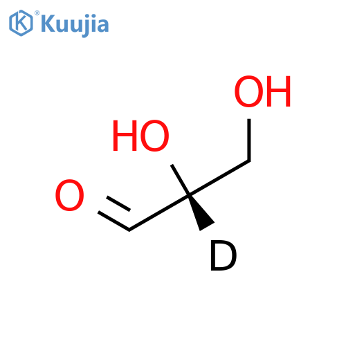 Propanal-2-d,2,3-dihydroxy-, (2R)- (9CI) structure