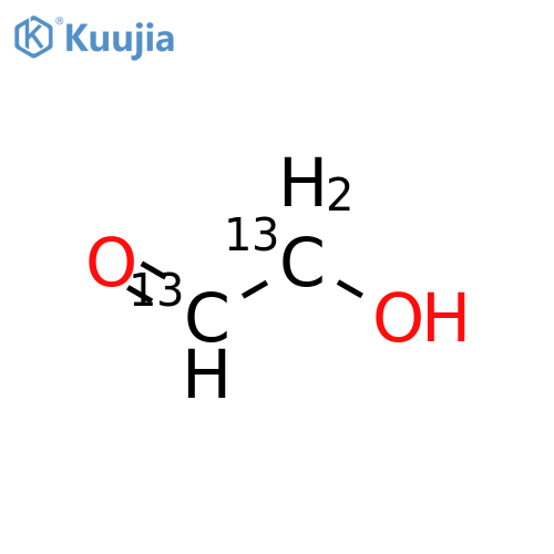 Glycolaldehyde-1,2-13C2 (0.1 M in water) structure