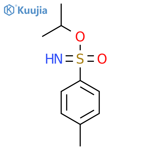 Benzenesulfonimidic acid, 4-methyl-, 1-methylethyl ester structure