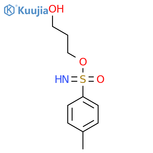 Benzenesulfonimidic acid, 4-methyl-, 3-hydroxypropyl ester structure
