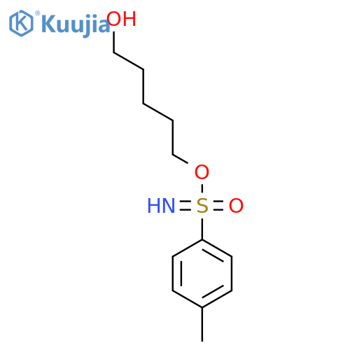 BENZENESULFONIMIDIC ACID, 4-METHYL-, 5-HYDROXYPENTYL ESTER structure
