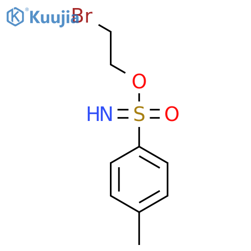 Benzenesulfonimidic acid, 4-methyl-, 2-bromoethyl ester structure