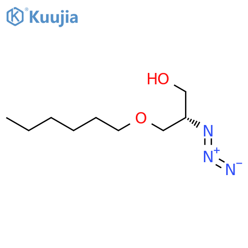 1-PROPANOL, 2-AZIDO-3-(HEXYLOXY)-, (2S)- structure