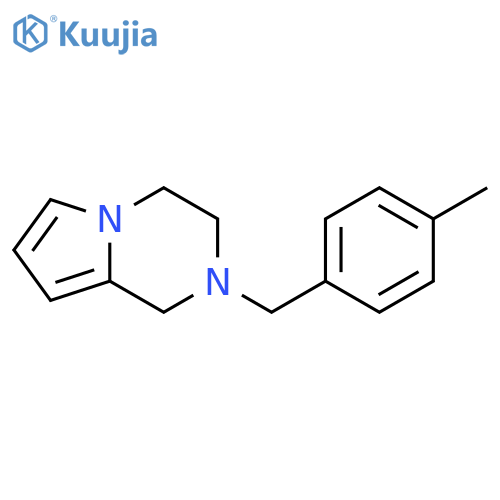 Pyrrolo[1,2-a]pyrazine, 1,2,3,4-tetrahydro-2-[(4-methylphenyl)methyl]- structure
