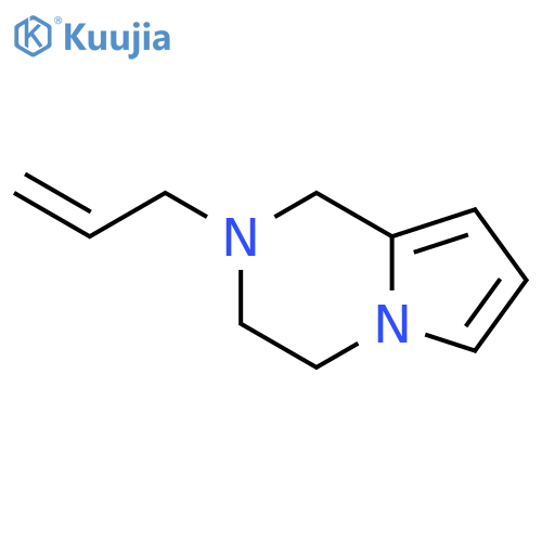 1,2,3,4-tetrahydro-2-(2-propen-1-yl)-Pyrrolo[1,2-a]pyrazine structure