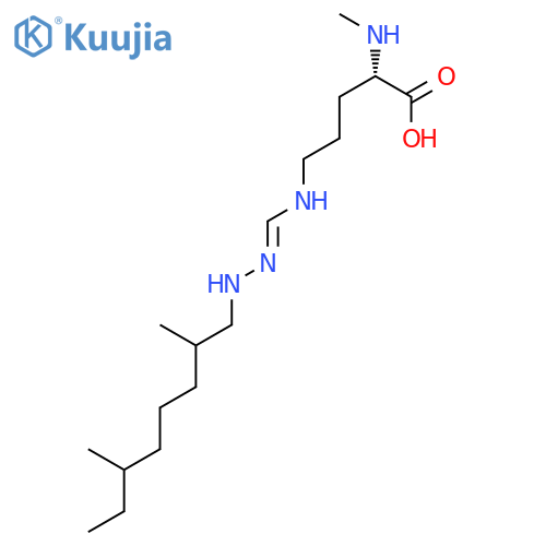 L-ORNITHINE, N5-[[(2,6-DIMETHYLOCTYL)AMINO]IMINOMETHYL]-N2-METHYL- structure