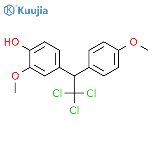 PHENOL, 2-METHOXY-4-[2,2,2-TRICHLORO-1-(4-METHOXYPHENYL)ETHYL]- structure