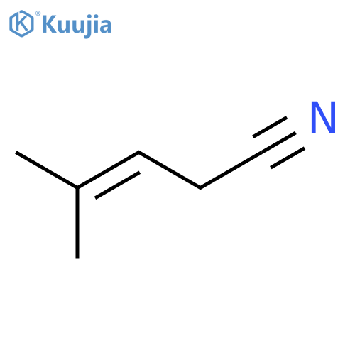 4-Methylpent-3-enenitrile structure