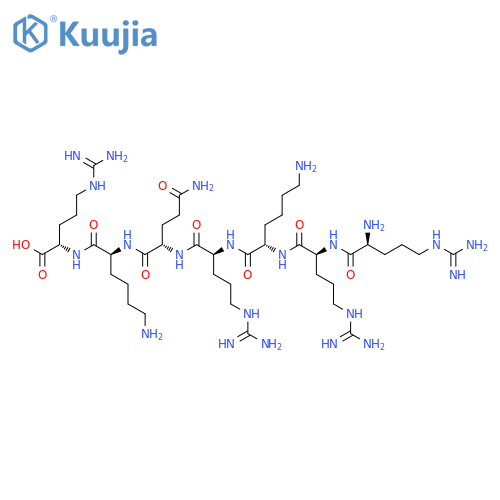 L-ARGININE, L-ARGINYL-L-ARGINYL-L-LYSYL-L-ARGINYL-L-GLUTAMINYL-L-LYSYL- structure