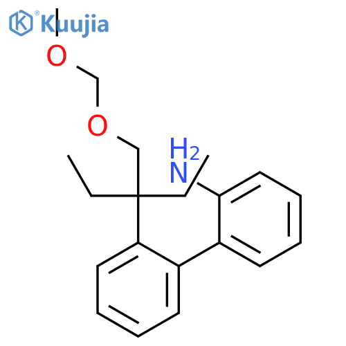 [1,1'-Biphenyl]-2-amine, 2'-[1-ethyl-1-[(methoxymethoxy)methyl]propyl]- structure