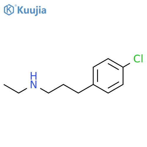Benzenepropanamine, 4-chloro-N-ethyl- structure