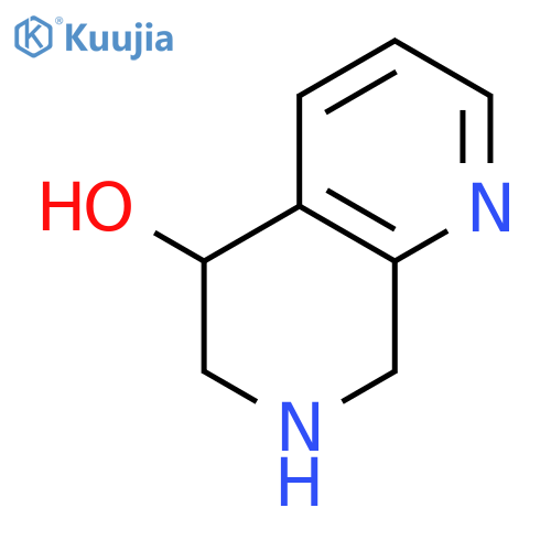 1,7-Naphthyridin-5-ol, 5,6,7,8-tetrahydro- (9CI) structure