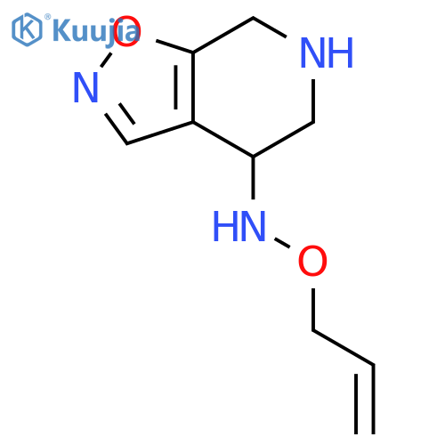 ISOXAZOLO[5,4-C]PYRIDIN-4-AMINE, 4,5,6,7-TETRAHYDRO-N-(2-PROPENYLOXY)- structure