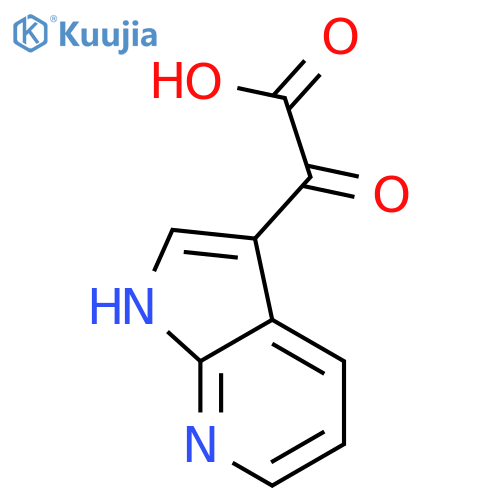 2-oxo-2-{1H-pyrrolo[2,3-b]pyridin-3-yl}acetic acid structure
