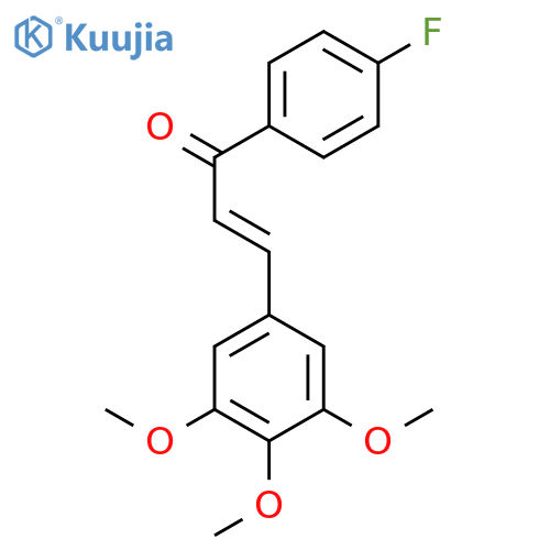 2-PROPEN-1-ONE, 1-(4-FLUOROPHENYL)-3-(3,4,5-TRIMETHOXYPHENYL)-, (2E)- structure