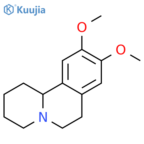 2H-Benzo[a]quinolizine, 1,3,4,6,7,11b-hexahydro-9,10-dimethoxy- structure