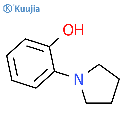 2-(pyrrolidin-1-yl)phenol structure