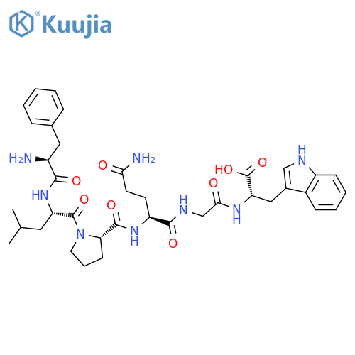 L-Tryptophan, L-phenylalanyl-L-leucyl-L-prolyl-L-glutaminylglycyl- structure