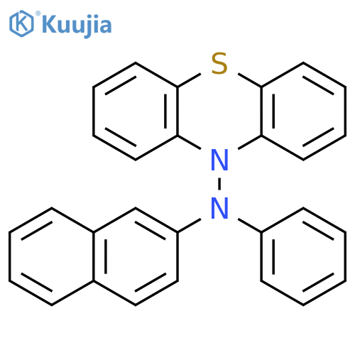 10H-Phenothiazin-10-amine, N-2-naphthalenyl-N-phenyl- structure