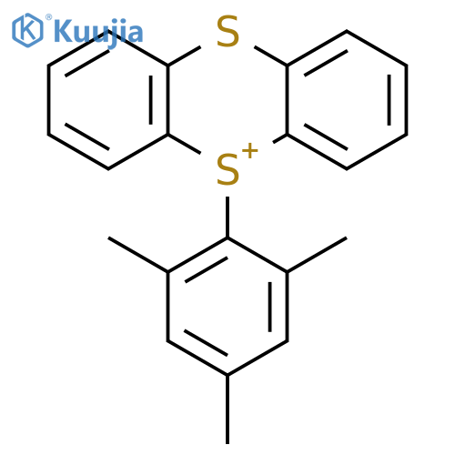 5-(2,4,6-Trimethylphenyl)thianthrenium structure