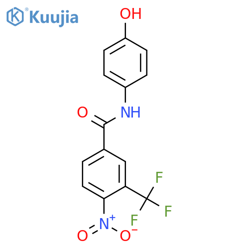 BENZAMIDE, N-(4-HYDROXYPHENYL)-4-NITRO-3-(TRIFLUOROMETHYL)- structure