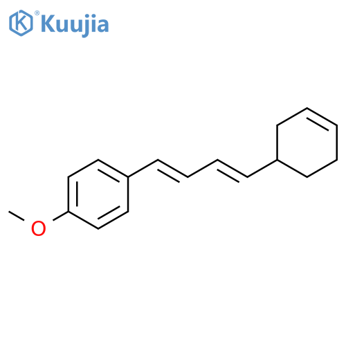 BENZENE, 1-[(1E,3E)-4-(3-CYCLOHEXEN-1-YL)-1,3-BUTADIENYL]-4-METHOXY- structure