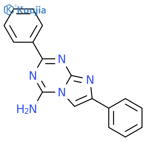 IMIDAZO[1,2-A]-1,3,5-TRIAZIN-4-AMINE, 2,7-DIPHENYL- structure