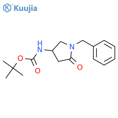 Tert-Butyl (1-benzyl-5-oxopyrrolidin-3-yl)carbamate structure