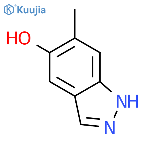 6-Methyl-1H-indazol-5-ol structure