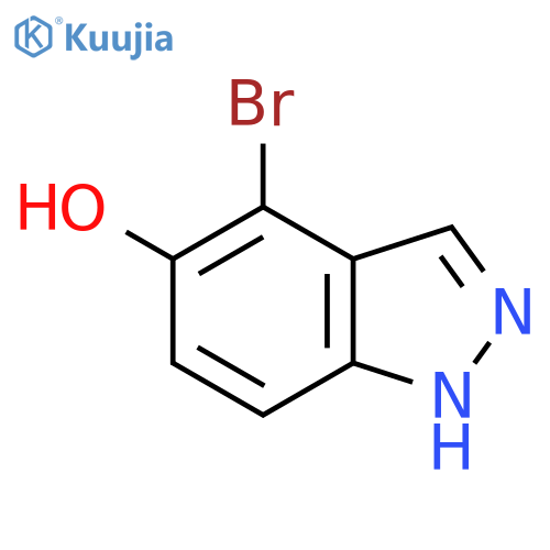 4-Bromo-1H-indazol-5-ol structure
