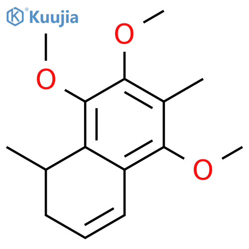 NAPHTHALENE, 1,2-DIHYDRO-5,7,8-TRIMETHOXY-1,6-DIMETHYL- structure