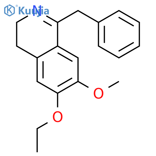 Isoquinoline, 6-ethoxy-3,4-dihydro-7-methoxy-1-(phenylmethyl)- structure