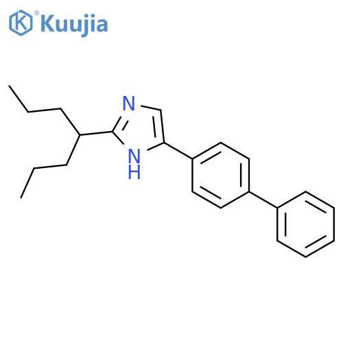 1H-IMIDAZOLE, 4-[1,1'-BIPHENYL]-4-YL-2-(1-PROPYLBUTYL)- structure