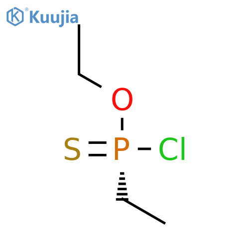 Phosphonochloridothioic acid, ethyl-, O-ethyl ester, (R)- structure